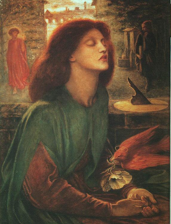 Dante Gabriel Rossetti Beata Beatrix Sweden oil painting art